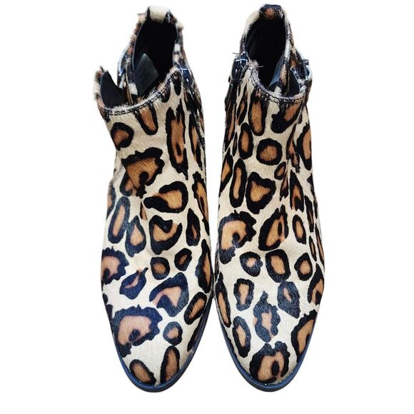 Blondo waterproof Tami leopard print ankle booties boots 7.5 - Picture 2 of 6